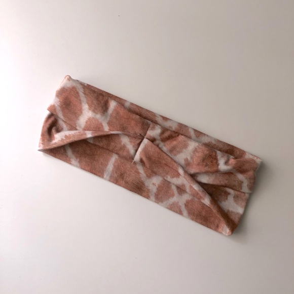 Giraffe Fabric Headband - Picture 1 of 3
